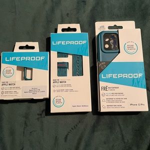 LifeProof iPhone 12 Pro case and Apple Watch 3 series 40 mm brand new